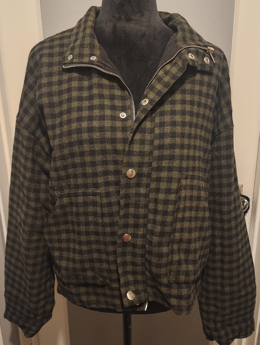 Forever 21 Checkered Jacket, Womens XL